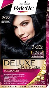 Poly color tint professional quality permanent hair colour offers natural looking colours with 100% grey coverage. Schwarzkopf Palette Deluxe Hair Color 909 Blue Black 115 Ml Vmd Parfumerie Drogerie
