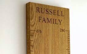 Personalised Wooden Wall Height Charts