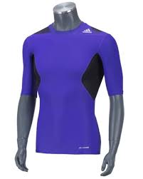 Details About Adidas Men Techfit Power S S Shirts Purple Soccer Jersey Top Gym Shirt S19486