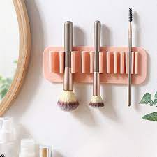makeup brush storage rack silicone