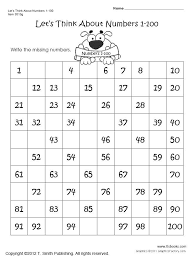 Snapshot Image Of Number Charts 1 100 Set 1 Kindergarten