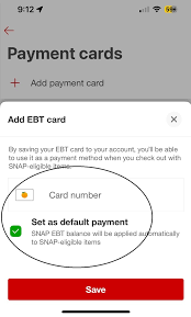 target accept ebt and in
