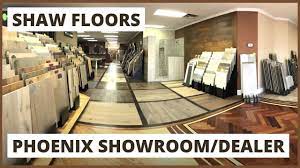 shaw floors in phoenix showroom