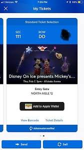 1 6 Tickets Disney On Ice Dare To Dream 12 16 18 Staples