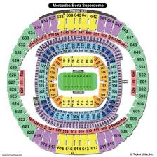 Superdome Seating Chart Concert Seating Chart