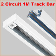 Dhl 1m 3 Wire Phase 2 Circuit Aluminium Track Rail For Led Spotlight Lighting Track Systems Spot Light Rail 1 Meter Black White Aluminum Track Rail Spot Light Railtrack Rail Aliexpress