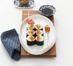 Salmon & cucumber sushi rolls recipe | BBC Good Food