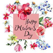 Travers' analysis of the film simply states that valentine's day is a date movie from hell. Card With Title Happy Valentine Day And Flowers Painting By Regina Jershova