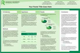 Roosevelt University Research Poster Templates Makesigns