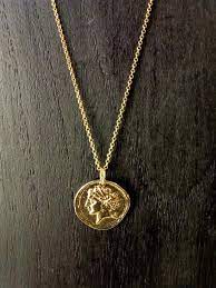 gold pendant roman emperor