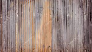 corrugated metal wall background stock