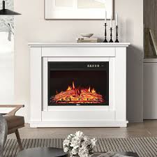 Electric Inset Fireplace Heater Fire