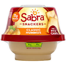 sabra snackers clic hummus with pita