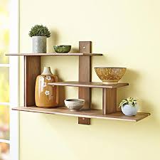 modern wall shelf woodworking plan