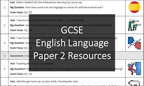 Paper 2 exploring conflict june 2018 (555.0 kb) Gcse English Language Paper 2 Resources Douglas Wise