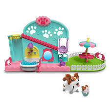 The chubby puppies playset was easy to assemble and my kids loved it. Chubby Puppies Friends Pet Fun Centre Playset The Entertainer