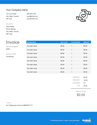 Medical Invoice Template Free Download Send In Minutes