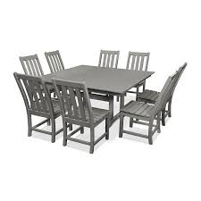Farmhouse Outdoor Dining Sets Polywood