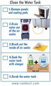 how to clean portable evaporative cooler