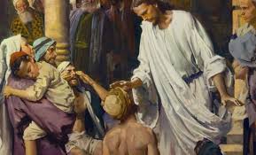 Image result for pictures of Jesus and the Blind man