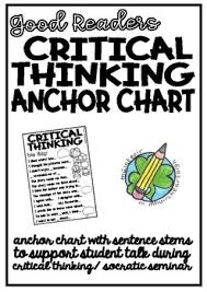 Critical Thinking Anchor Chart