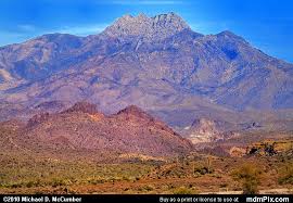 four peaks mountain viewed from