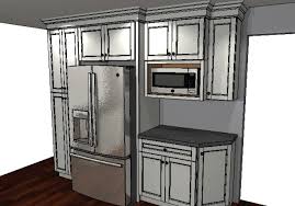 built in microwave cabinet