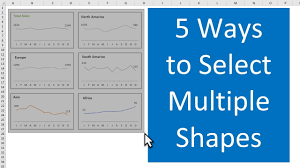 select multiple shapes excel campus