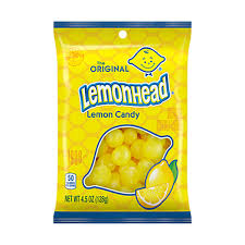lemonhead original lemon candy 4 5 oz