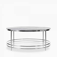Roma Round Coffee Table Grey Marble