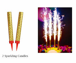 2 sparkling candle free delivery