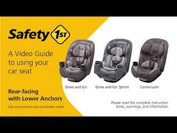 Rear Facing Car Seat With Lower Anchors
