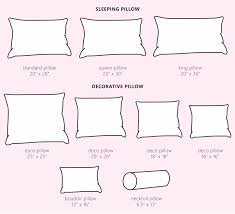 standard pillow and pillowcase size