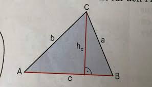 Hier sehen wir ein dreieck. Mathe 9 Klasse Schule