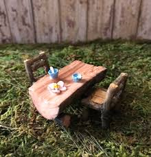 Sweet Fairy Garden Table Chairs