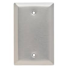 Blank Jumbo Wall Plate Stainless Steel