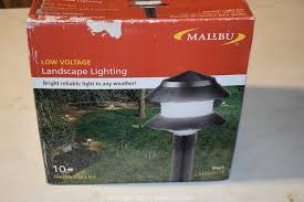 Cash Auctions Auction Surplus Retail Goods In Tonawanda Item Malibu 10 Light Landscaping Lighting Kit