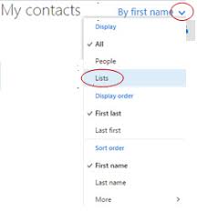 Groups, Contacts, and Lists… Oh, my!