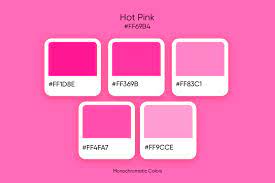 Hot Pink Color Hex Code Shades And