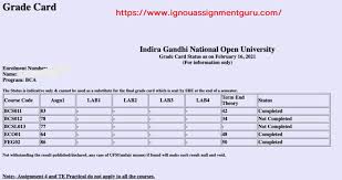 what is ignou ping marks criteria