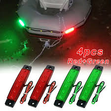 Us 2 88 44 Off 4pcs Car Auto Dc12v Led Navigation Lights Stern Boat Starboard Lamp Ip65 Durable On Aliexpress