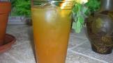 agave sweetened orange tea