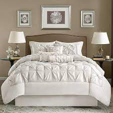 madison park white laurel comforter set