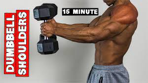 15 minute dumbbell shoulders workout at