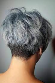 Textured shag as a short haircut for fine hair: 32 Short Grey Hair Cuts And Styles Lovehairstyles Com
