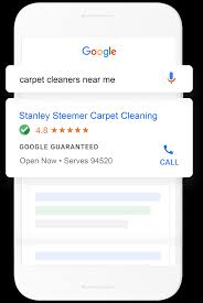 google guaranteed ads for carpet