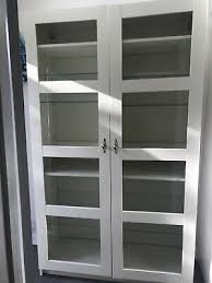 unique ikea billy bookcase with glass