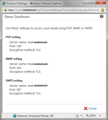 Many imap clients will allow you to store emails locally and will sync when online. Publishing Imap Pop And Smtp Settings Via Exchange 2010 Owa All About Office 365