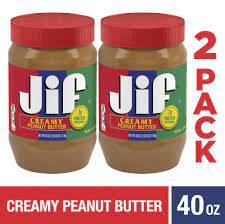 jif creamy peanut er 40 oz 2 pack