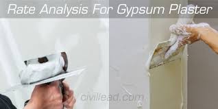 Rate Ysis For Gypsum Plaster